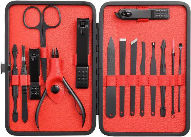 Main image of Akol Manicure set // 15 pcs (Red)