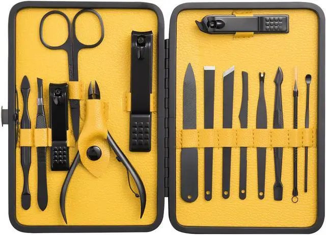 Main image of Akol Manicure set // 15 pcs (Yellow)