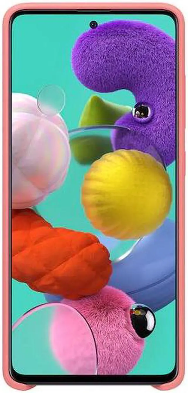 Alt view image 2 of 5 - galaxy a51 lte silicone cover pink