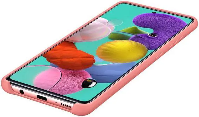 Alt view image 3 of 5 - galaxy a51 lte silicone cover pink