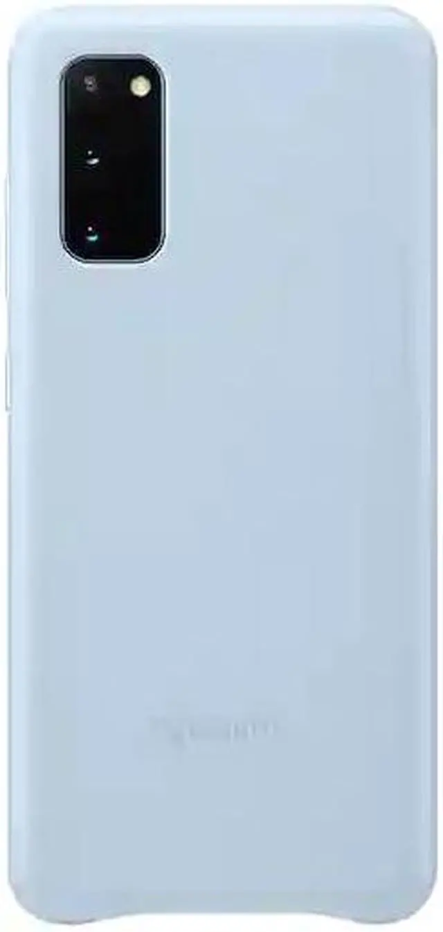 Main image of galaxy s20 5g leather cover blue
