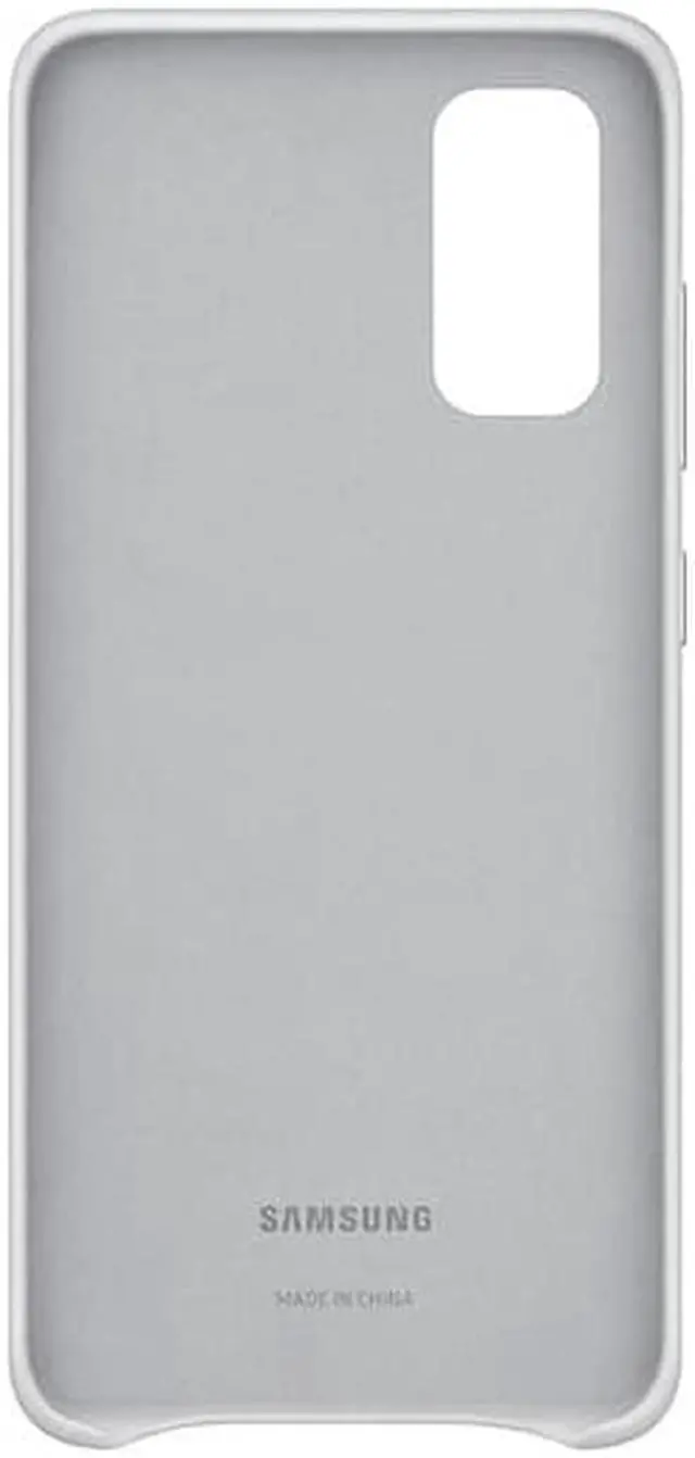 Alt view image 5 of 7 - Samsung Genuine Leather Cover For Galaxy S20 Case S20 5G Silver EF-VG980LSEGUS