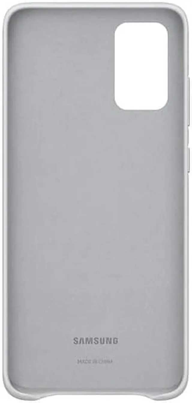 Alt view image 2 of 3 - galaxy s20 plus 5g leather cover silver