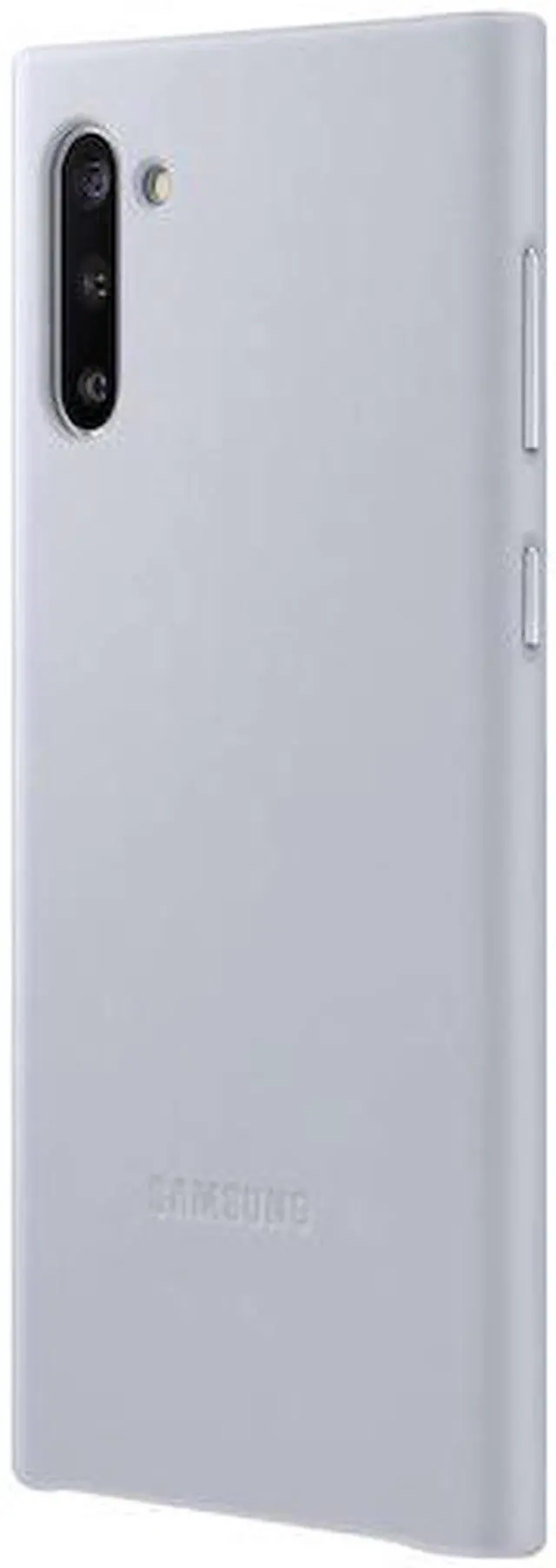 Alt view image 3 of 4 - galaxy note10 leather back cover silver