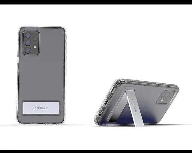 Main image of galaxy a52 5g xcover standing cover clear