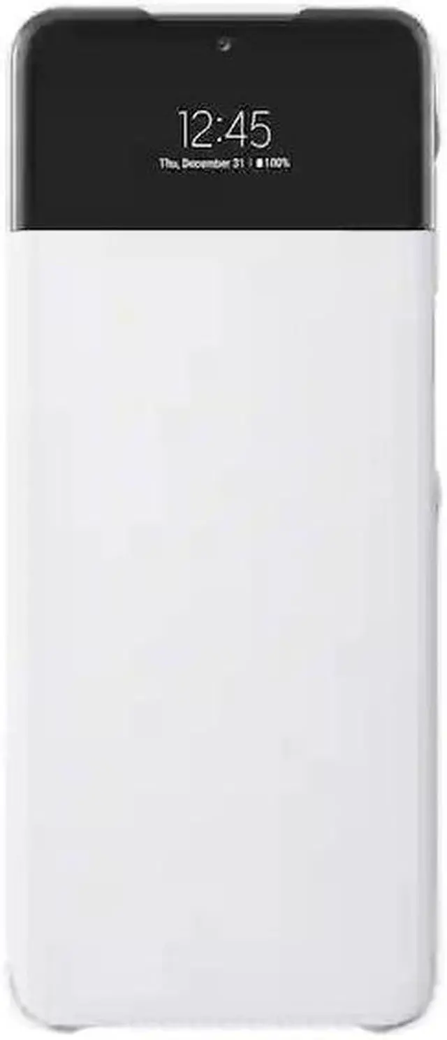 Main image of galaxy a32 5g s view wallet cover white