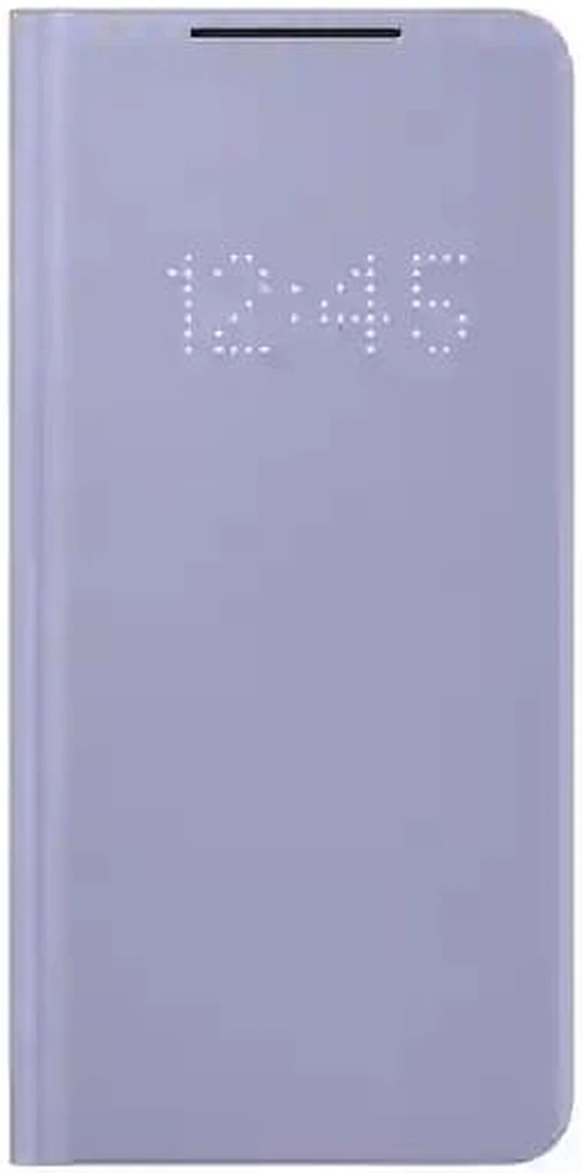 Alt view image 8 of 9 - Samsung LED Wallet Cover for Galaxy S21+ 5G Smartphones - Violet