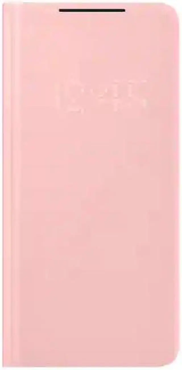 Main image of galaxy s21+ 5g led wallet cover pink