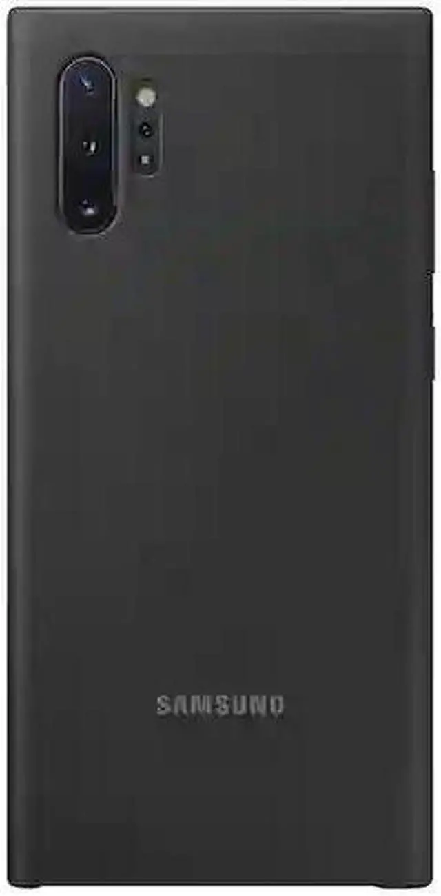 Alt view image 8 of 11 - Samsung Galaxy Note10 Plus Silicone Cover, Excellent Grip and Protection With Minimal Bulkiness, Black