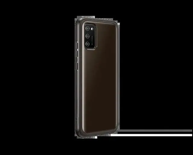 Alt view image 3 of 5 - galaxy a02s soft clear cover black