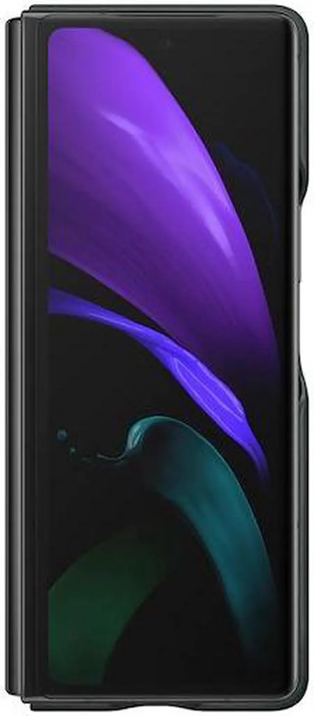 Alt view image 2 of 5 - galaxy z fold2 5g leather cover green