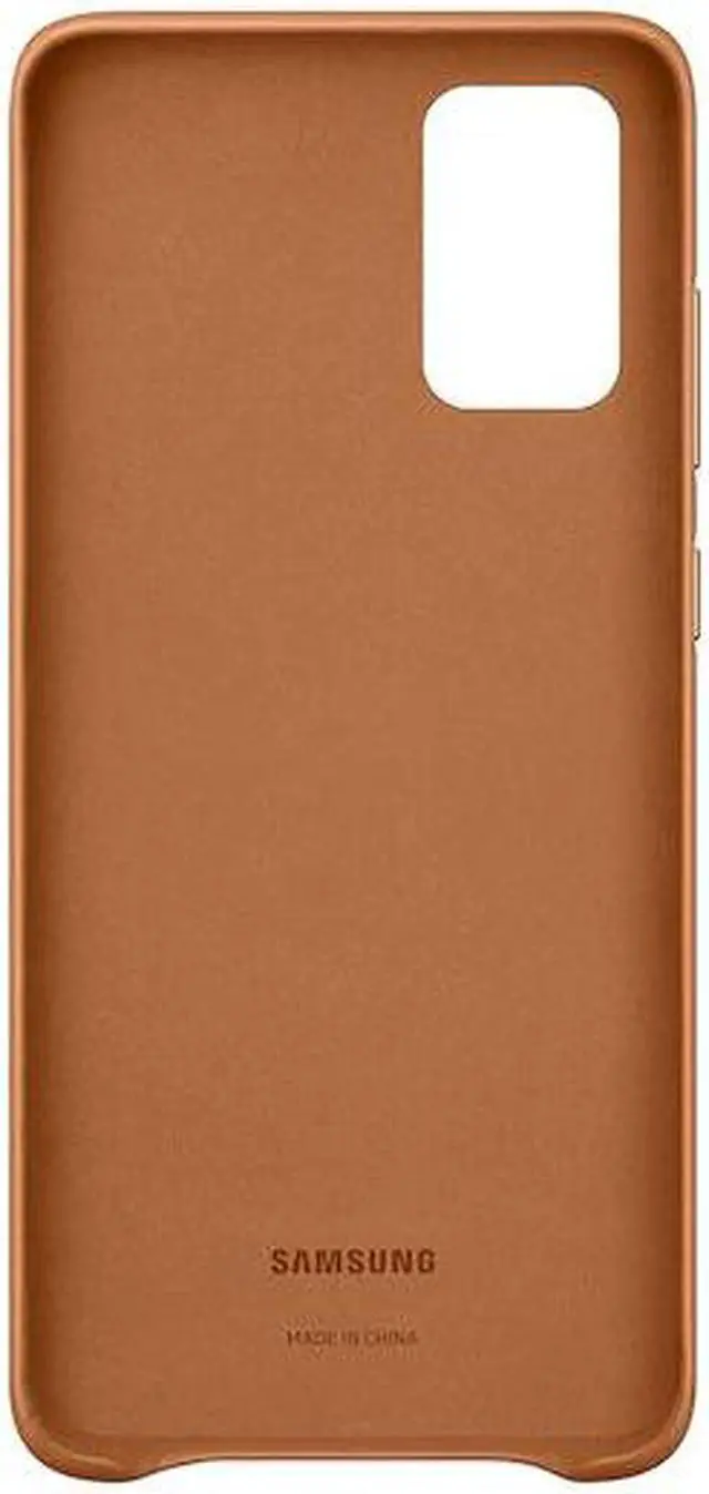 Alt view image 2 of 3 - galaxy s20+ 5g leather cover brown