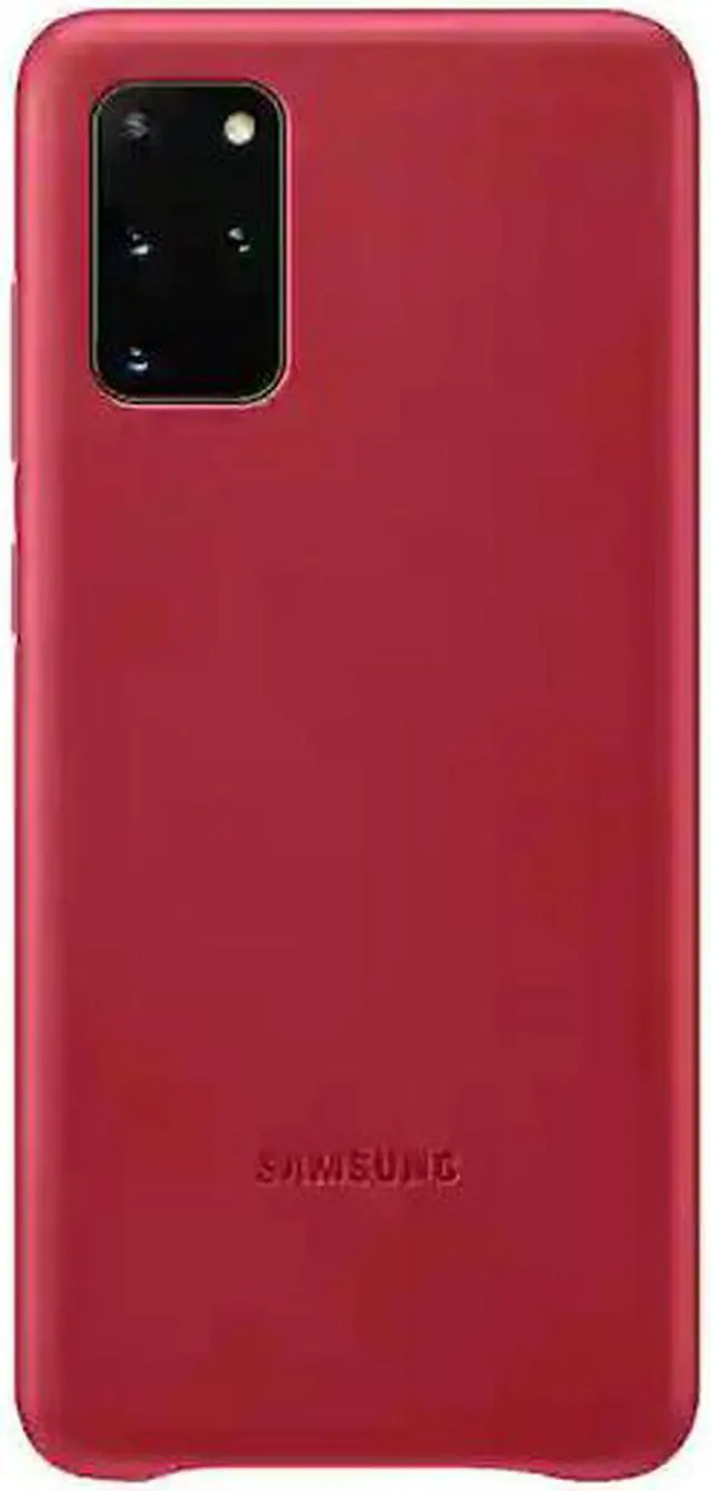 Main image of Galaxy S20+ 5G Leather Cover, Red