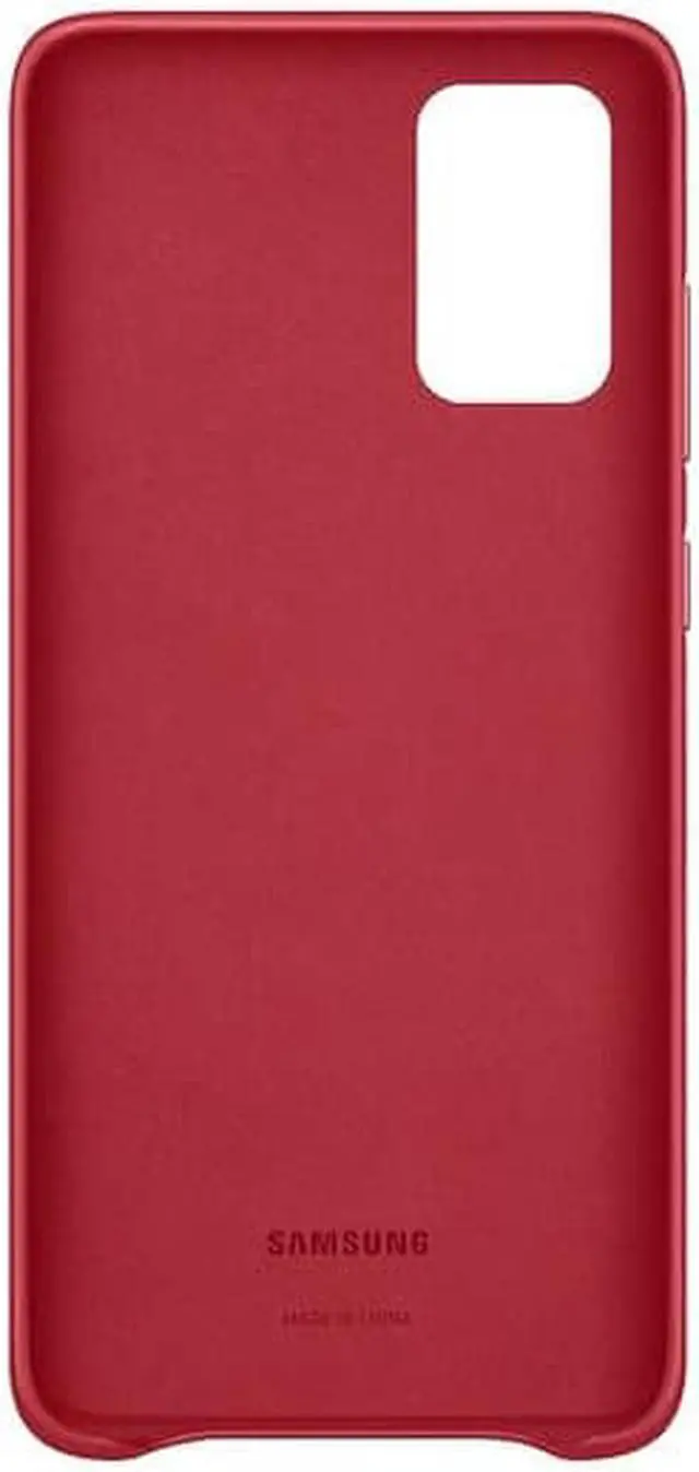 Alt view image 2 of 3 - Galaxy S20+ 5G Leather Cover, Red