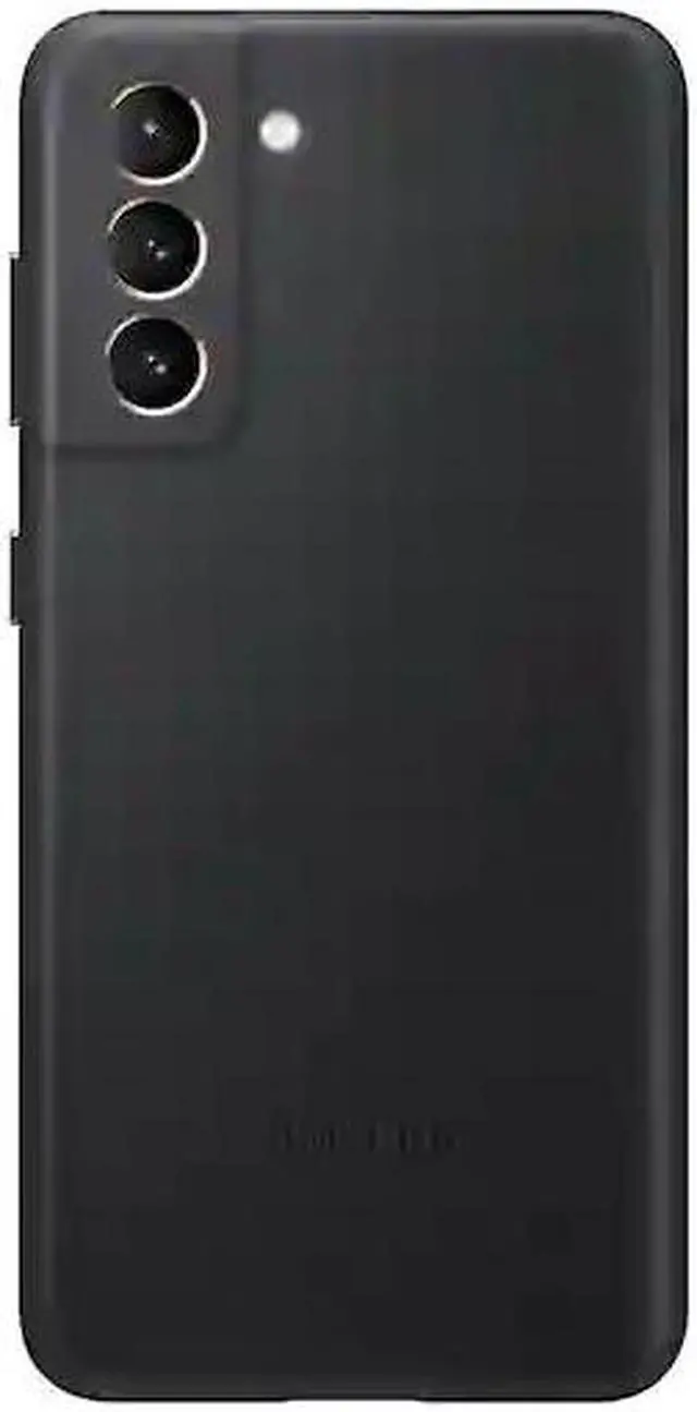 Main image of Galaxy S21 5G Leather Cover, Black