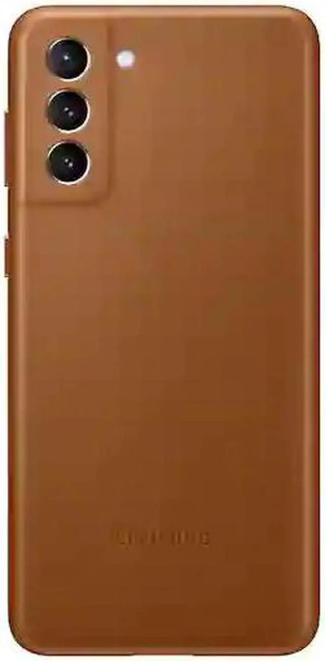 Main image of Galaxy S21+ 5G Leather Cover, Brown