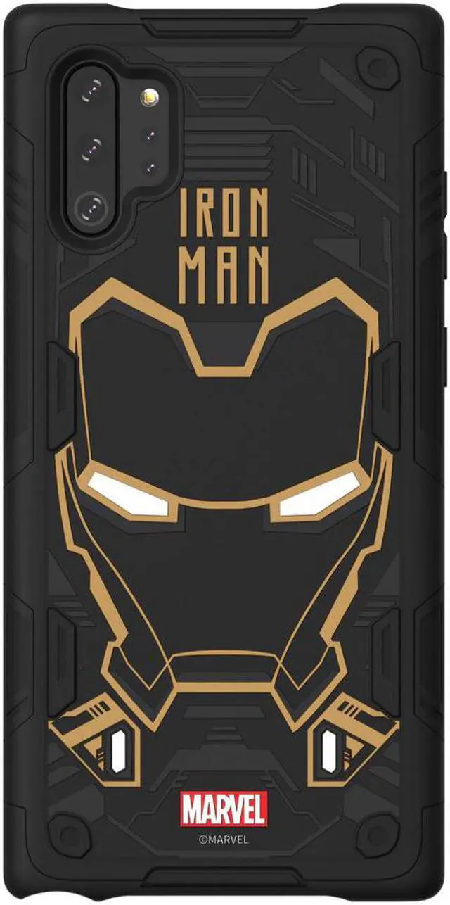Main image of galaxy friends iron man rugged protective smart cover for note10
