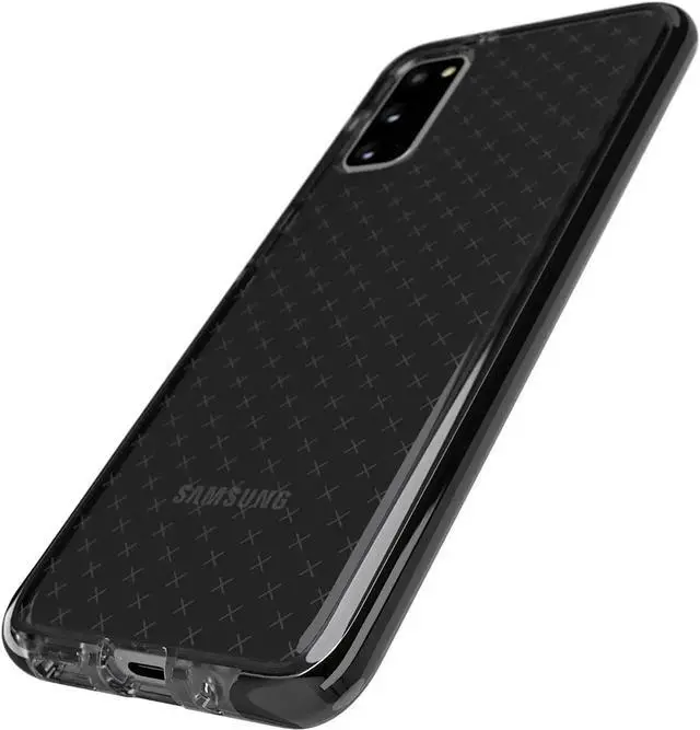 Alt view image 6 of 9 - tech21 Evo Check for Samsung Galaxy S20+ (Plus) 5G Phone Case - Hygienically Clean Germ Fighting Antimicrobial Properties with 12ft Drop Protection, Black -T21-7678