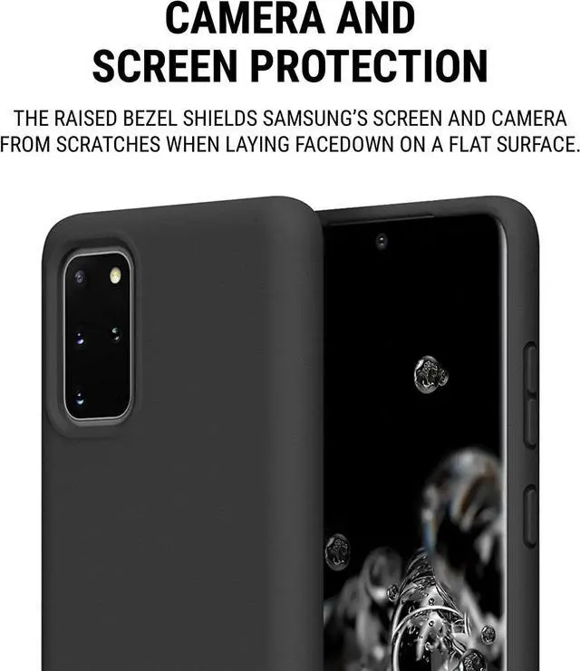 Alt view image 4 of 5 - Incipio Organicore Biodegradable Case for Samsung Galaxy S20+ (Plus) - Black -SA-1047-BLK-V