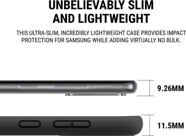 Alt view image 5 of 5 - Incipio Organicore Biodegradable Case for Samsung Galaxy S20+ (Plus) - Black -SA-1047-BLK-V