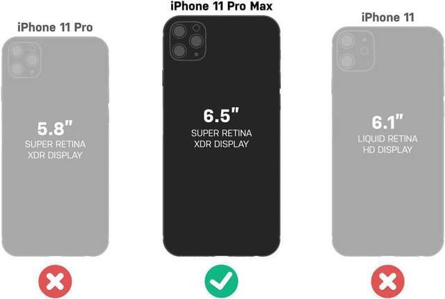 Alt view image 6 of 6 - LifeProof Next Series Case for iPhone 11 Pro Max (6.5) - Black Crystal -77-63221