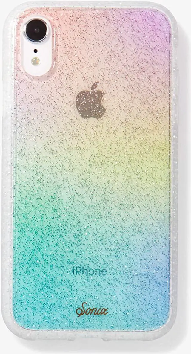 Alt view image 4 of 5 - Sonix Clear Coat Glitter Rainbow Case For iPhone XR