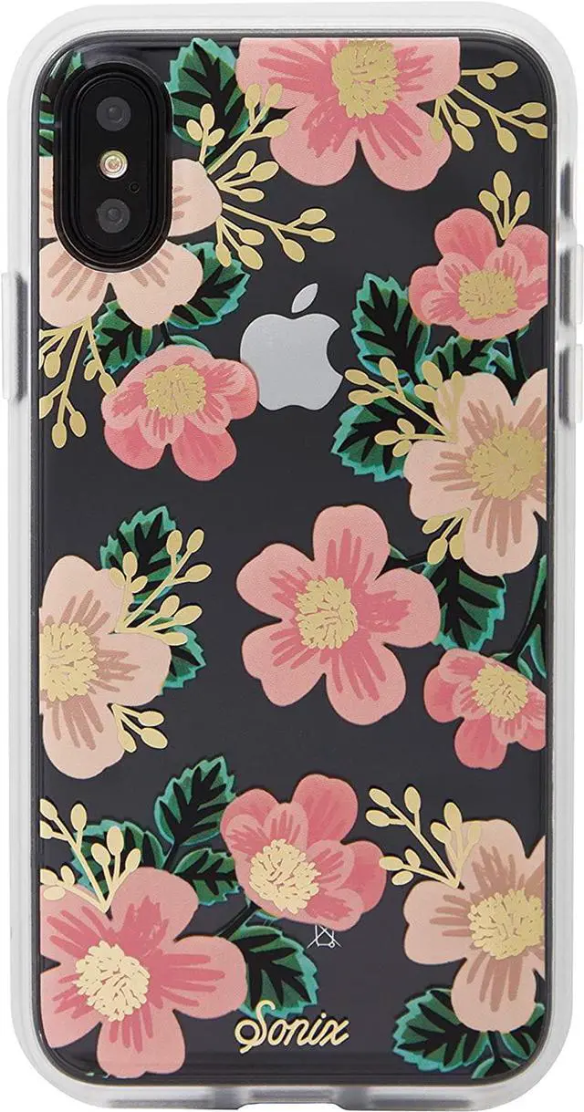 Alt view image 4 of 6 - Sonix Southern Floral Case for iPhone X / Xs Women's Protective Pink Flower Clear Series for Apple iPhone X, iPhone Xs