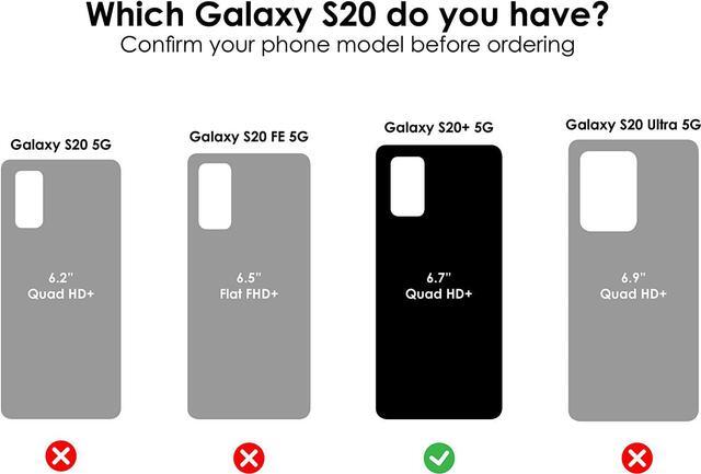 Alt view image 6 of 6 - LifeProof NEXT SERIES Case for Galaxy S20+/Galaxy S20+ 5G (ONLY - Not compatible with any other Galaxy S20 models) - BLACK CRYSTAL (CLEAR/BLACK)