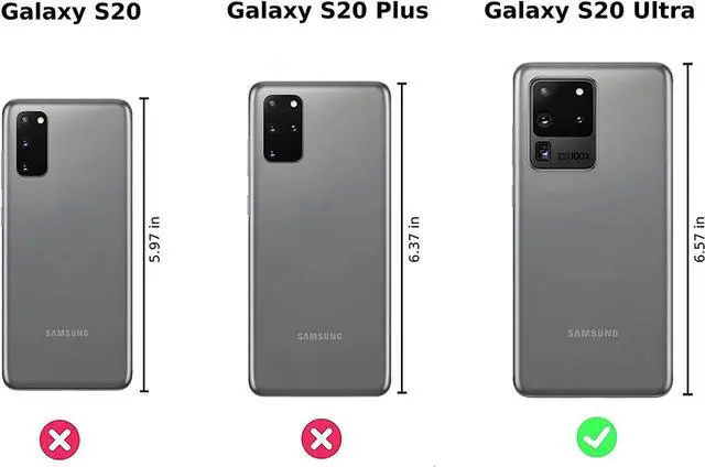 Alt view image 2 of 5 - Life Proof Next Screen less Series Case for Samsung Galaxy S20 Ultra & S20 Ultra 5G (ONLY) - Black Crystal