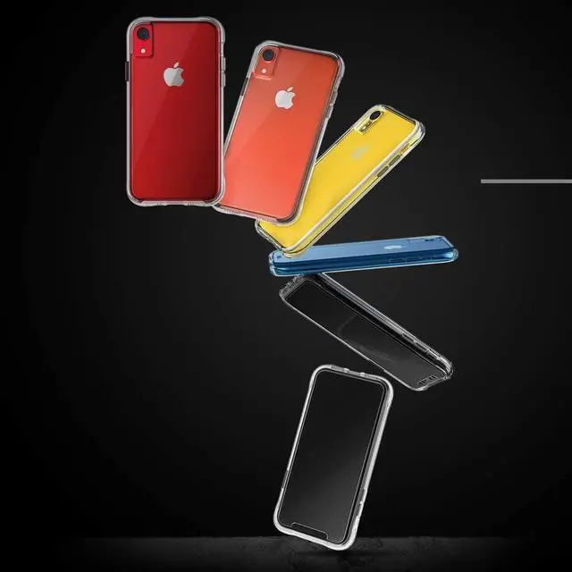Alt view image 4 of 8 - Case Mate Tough Clear Case for iPhone XR Clear