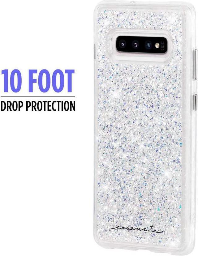 Alt view image 3 of 6 - Case-Mate Twinkle Case for Samsung Galaxy S10 - Stardust (Clear/Iridescent)