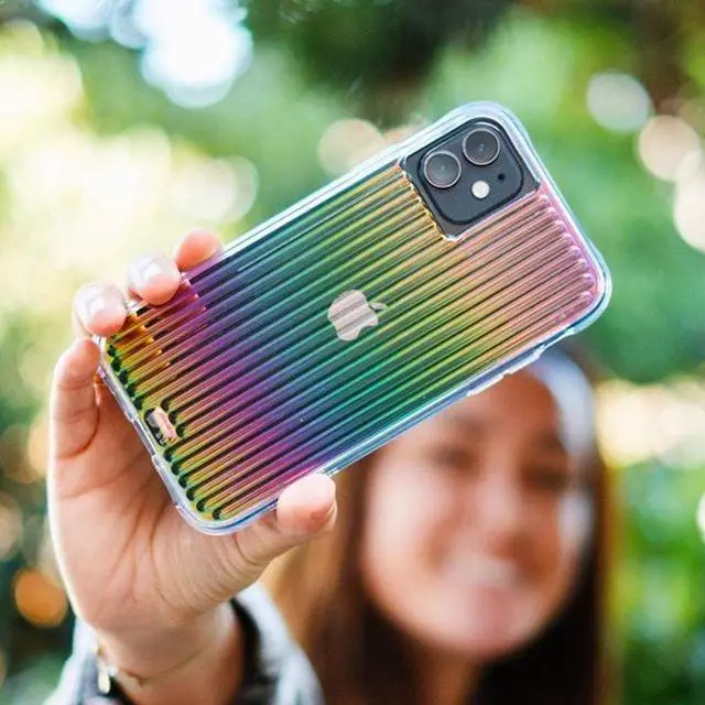 Alt view image 2 of 7 - Case-Mate Tough Groove Case for Apple iPhone 11 Pro (5.8-inch) - Iridescent