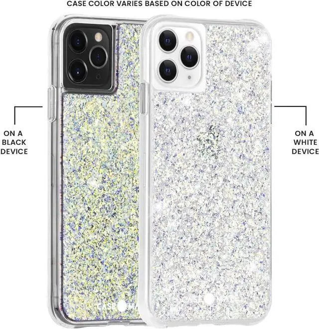 Alt view image 6 of 8 - Case-Mate Twinkle Series Hybrid Case for Apple iPhone 11 Pro - Stardust