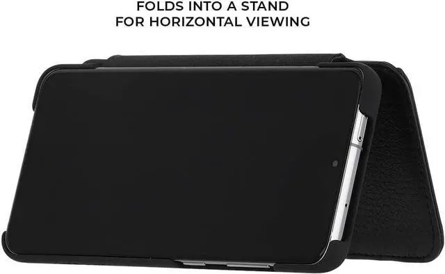 Alt view image 5 of 6 - Case-Mate - GENUINE LEATHER WALLET FOLIO - Case for Samsung Galaxy S20 Ultra - 5G Compatible - Holds 4 Cards + Cash - 6.9 inch - Black Leather