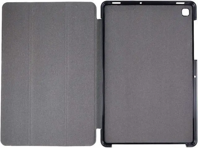 Alt view image 2 of 4 - Verizon Folio Case and Screen protector Samsung Galaxy Tab S 5e black