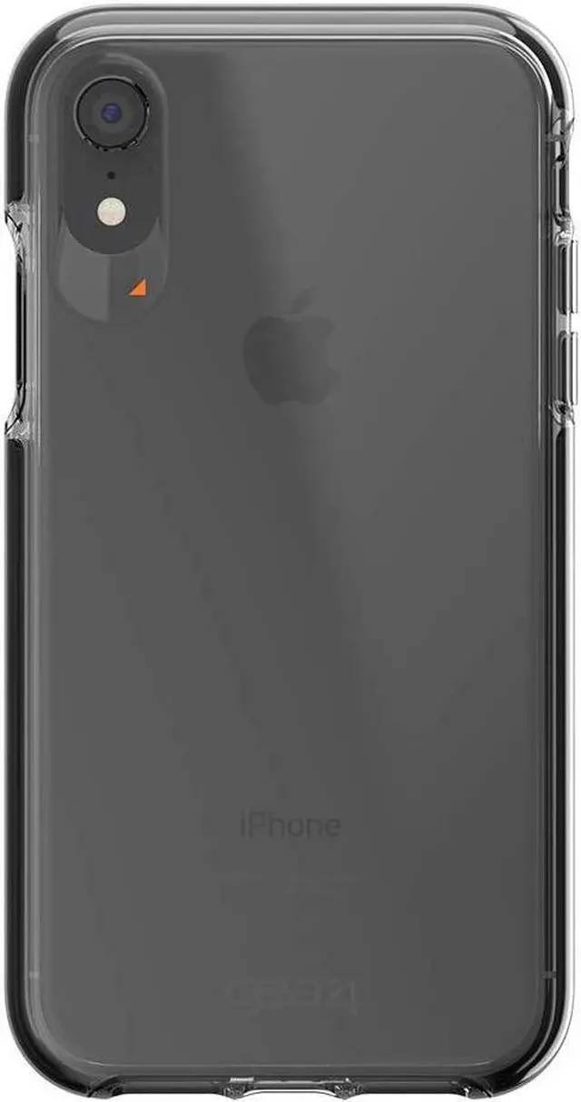 Alt view image 2 of 4 - ZAGG Gear4 Piccadilly Piccadilly Clear Case with Advanced Impact Protection [ Protected by D3O ], Slim, Tough Design Compatible with Apple iPhone XR - Black