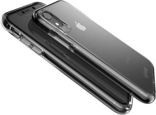 Alt view image 3 of 4 - ZAGG Gear4 Piccadilly Piccadilly Clear Case with Advanced Impact Protection [ Protected by D3O ], Slim, Tough Design Compatible with Apple iPhone XR - Black