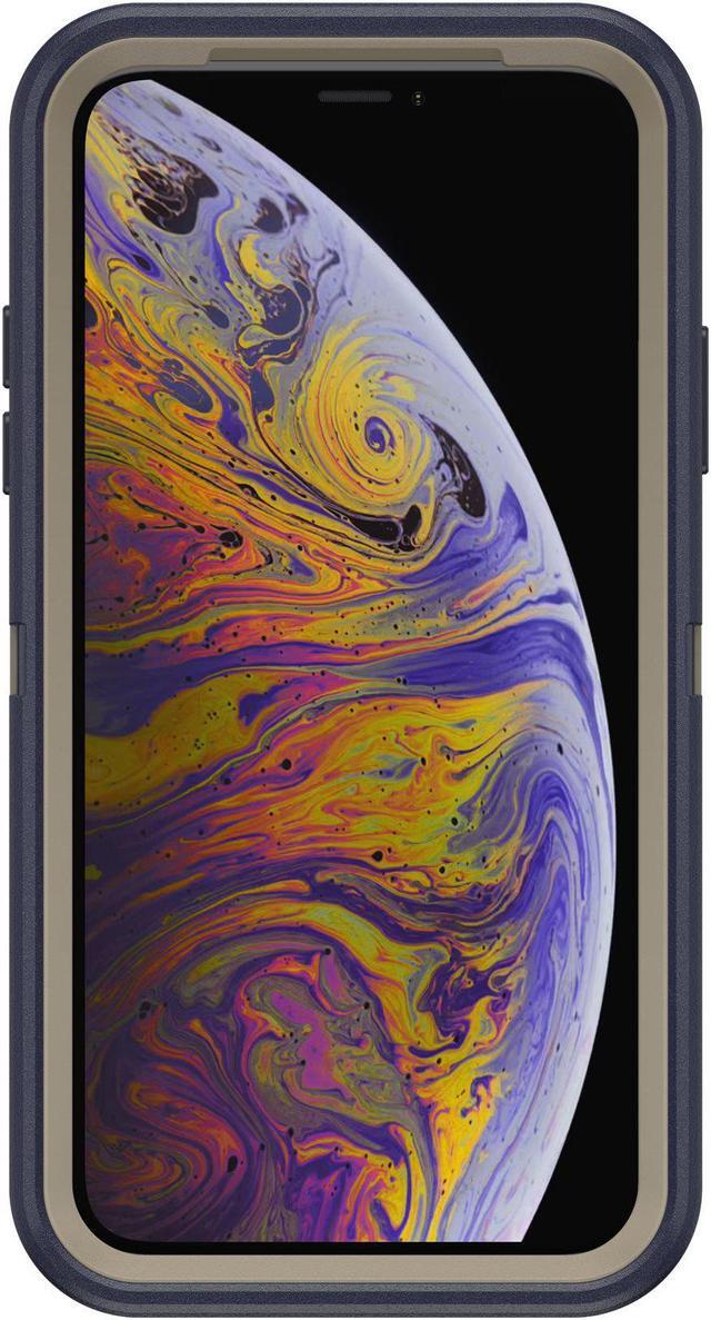 Alt view image 3 of 5 - OtterBox Defender Series Apple iPhone - Screen less Edition - back cover for cell phone - polycarbonate, synthetic rubber - dark lake blue - for Apple iPhone X, XS