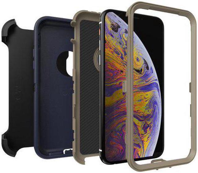 Alt view image 5 of 5 - OtterBox Defender Series Apple iPhone - Screen less Edition - back cover for cell phone - polycarbonate, synthetic rubber - dark lake blue - for Apple iPhone X, XS