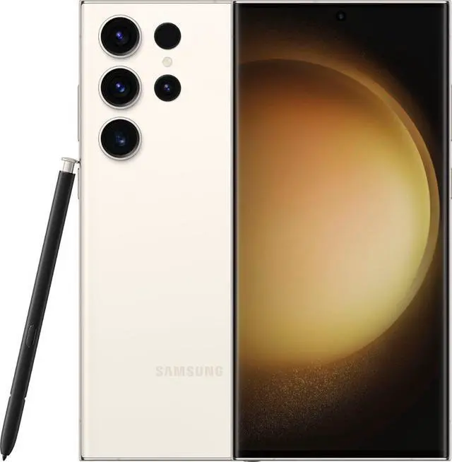 Main image of Samsung - Galaxy S23 Ultra 256GB (Unlocked) - Cream