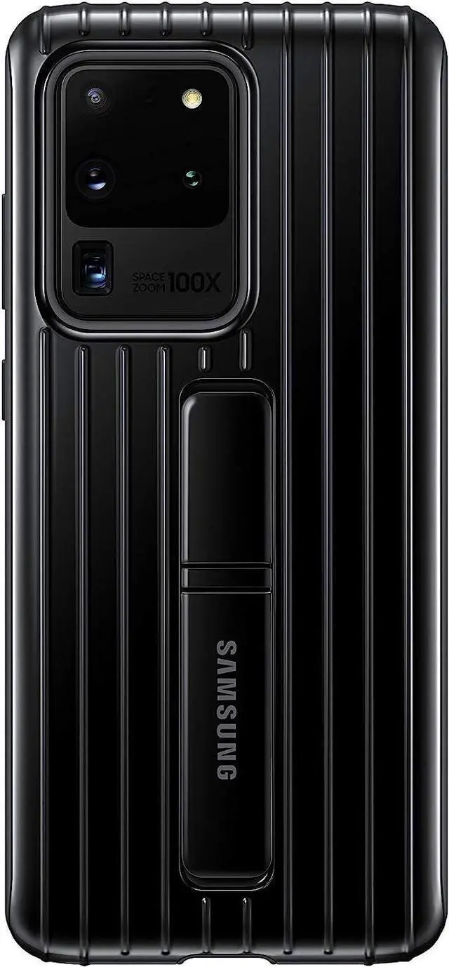 Main image of Samsung Rugged Protective EF-RG988 - Back cover for cell phone - black - for Galaxy S20 Ultra, S20 Ultra 5G EF-RG988CBEGUS