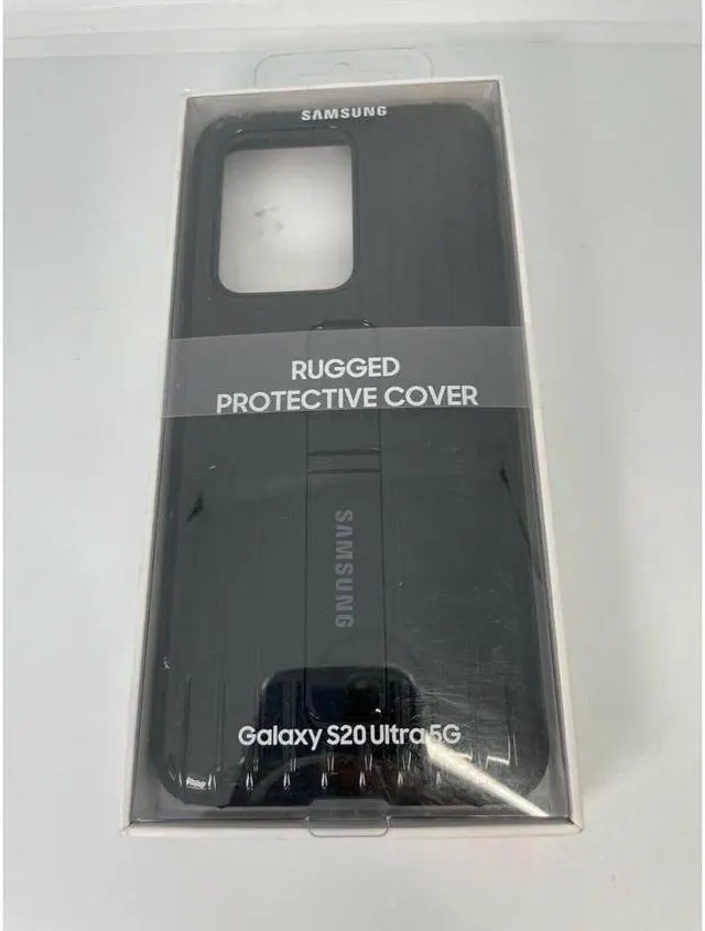 Alt view image 3 of 3 - Samsung Rugged Protective EF-RG988 - Back cover for cell phone - black - for Galaxy S20 Ultra, S20 Ultra 5G EF-RG988CBEGUS