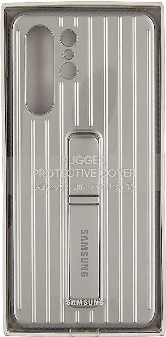 Main image of Samsung Protective Standing Cover EF-RG998 - Back cover for cell phone - silver - for Galaxy S21 Ultra 5G EF-RG998CJEGUS