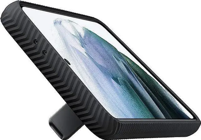 Alt view image 4 of 5 - Samsung Rugged Protective Cover for Galaxy S21 / S21 5G - Black EF-RG991CBEGUS