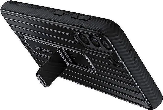 Alt view image 5 of 5 - Samsung Rugged Protective Cover for Galaxy S21 / S21 5G - Black EF-RG991CBEGUS