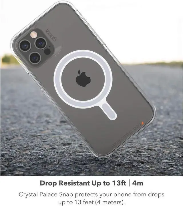 Alt view image 2 of 6 - ZAGG gear 4 Crystal Palace Snap Clear Case For iPhone 5.4" - 2021