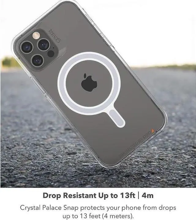 Alt view image 2 of 3 - ZAGG gear 4 Crystal Palace Snap Clear Case For iPhone 5.4" - 2021