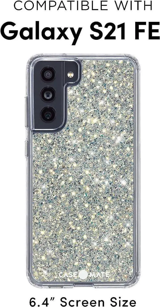 Alt view image 6 of 6 - Case Mate TWINKLE 10 FT / 3M Drop Protection Gold CASE  For Samsung Galaxy S21 FE 5G