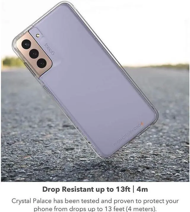 Alt view image 2 of 5 - ZAGG gear 4 Crystal Palace Snap Clear Case For Samsung Galaxy S21 FE 5G