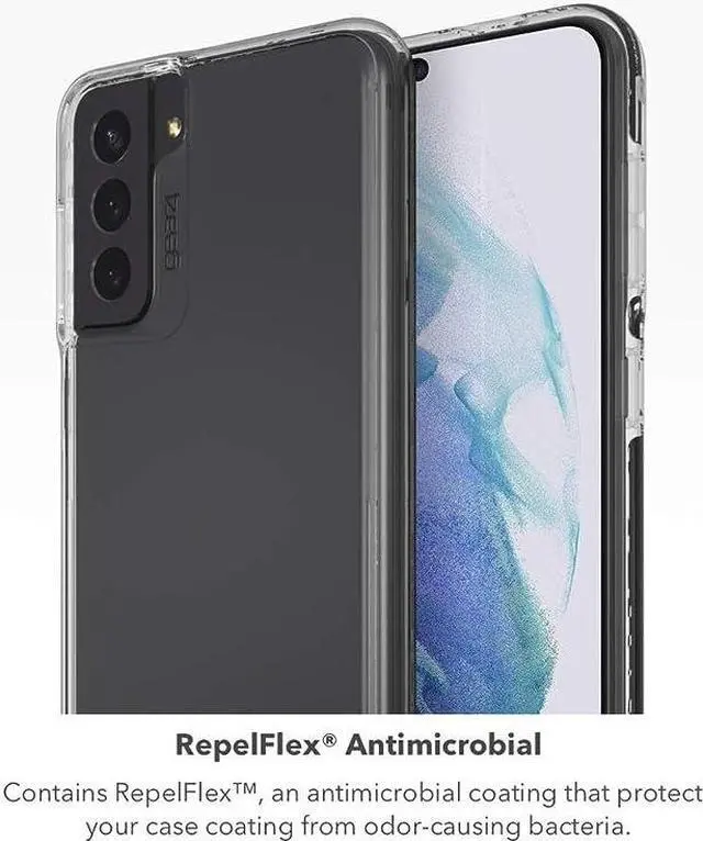 Alt view image 3 of 5 - ZAGG gear 4 Crystal Palace Snap Clear Case For Samsung Galaxy S21 FE 5G